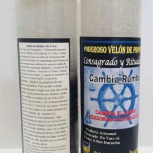 Velón de cristal Cambia Rumbo