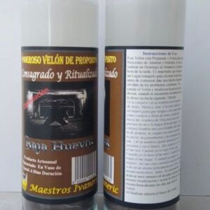 Velón de cristal baja huevos